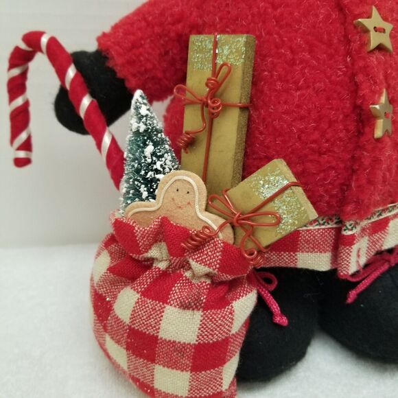 Russ Judy Lynn Collection Stuffed Santa Claus Winter's Country Home12" - Picture 3 of 16